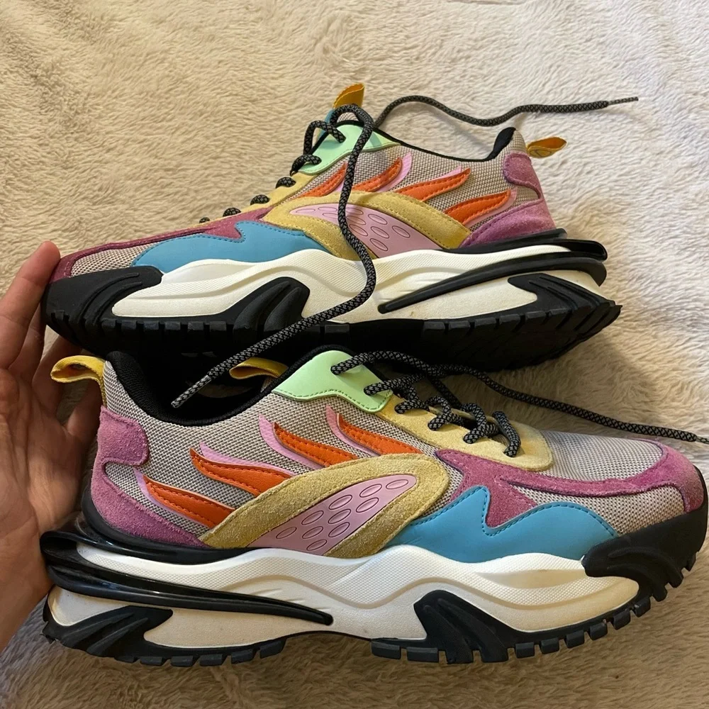 Javi Achieve Suede Designed Sneakers